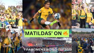 Team Matildas 🇦🇺 on🔥🔥 vs France  Women’s World Cup Quarterfinals Highlights [upl. by Celinka656]