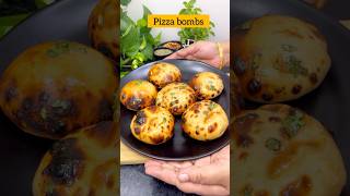 ytshorts healthy and easy pizza bombs 😍 सिर्फ एक कप आटे से बनाओ ऐसा स्नैक कि दिल खुश हो जाए [upl. by Nylrats176]