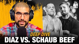 Nate Diaz vs Brendan Schaub beef explained  The Ariel Helwani Show [upl. by Rosel888]