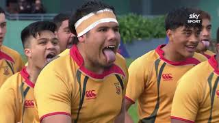 First XV Haka Wesley College vs Manurewa High School [upl. by Aneert]