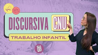 Trabalho infantil repertório para discursiva [upl. by Ecienal132]