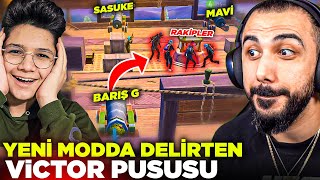 EKİPLE YENİ MODDA 4LÜ VİCTOR PUSUSU 😱 RAKİPLERİ GEMİDE ÇILDIRTTIK  PUBG MOBILE [upl. by Saul]