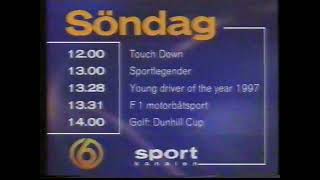 SportkanalenTV6 Avslutning 19961012 [upl. by Farris]