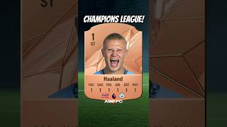 Could Manchester City win the Champions league with a 1 rated Erling Haaland FC 25 [upl. by Jean-Claude]