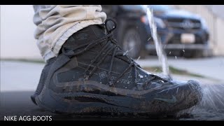 Nike ACG Air Terra Antarktik boots on feet review WATERPROOF SHOE  SEASON 1 EPISODE 4 unboxing [upl. by Lorrie]