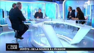 C dans lair du 04042016  IMPÔTS  DE LA SOURCE A L EVASION [upl. by Valerle]