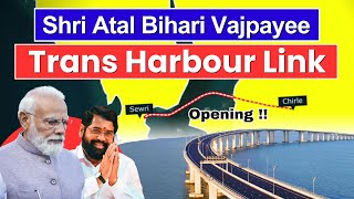 देश का सबसे लम्बा सी ब्रिज शुरू  INDIAS LONGEST SEA BRIDGE quotMUMBAI TRANS HARBOUR LINKquot IS READY [upl. by Mitran]