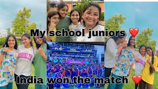 Meet my school friends and my juniorsDeoria streets foodIndia won the matchRona aa gaya [upl. by Gurl]