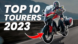 Top 10 BEST Touring Motorcycles in 2023 [upl. by Ienttirb]