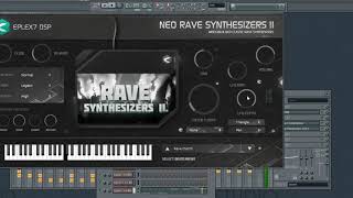 Rave synths 2 instrument plugin with old school 90s amp nu skool rave sounds synths and leads [upl. by Nnylirret]