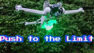 Range test of external antenna and drone strobe light for Dji Mini 3 pro Pushed to the Limit [upl. by Inatirb]