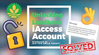 UNLOCK LANDBANK iACCESS ACCOUNT thru Online in less than 4 minutes  Super Easy Steps  MAY 2024 [upl. by Ardua174]