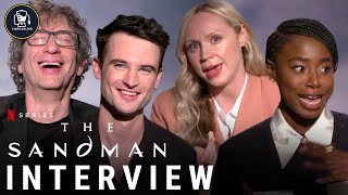 Netflixs The Sandman Interviews  Tom Sturridge Gwendoline Christie Neil Gaiman and More [upl. by Pandora508]