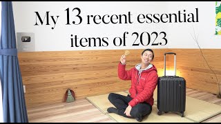 Japanese Minimalist My 13 recent essential items of 2023 [upl. by Aleahs]