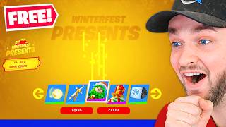 ALL Winterfest 2023 Presents OPENED Fortnite Chapter 5 [upl. by Avot]