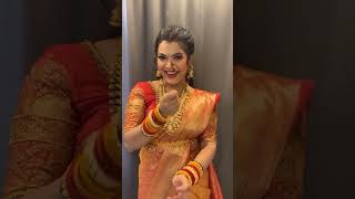 Hinal thakur Beautiful Bride youtubeshorts viralshorts aagrikolibride makeup love viral [upl. by Rodina886]