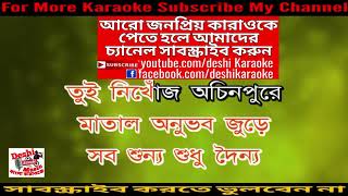 Tor Jonno Ami Bonno  Fuad  Bangla Karaoke  Deshi Karaoke [upl. by Nauqahs]