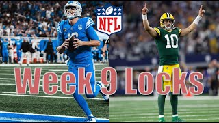 NFL Week 9 Betting Locks and Game Picks 2024 [upl. by Waechter]