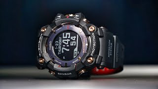 35th Anniversary GPRB1000TF Magma Ocean GPS Rangeman GShock watch unboxing amp review [upl. by Pearline]