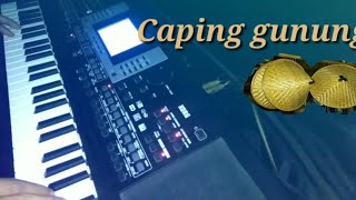 Caping gunung karaokelirik cover Korg MA [upl. by Assirac728]