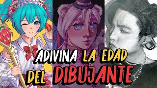 Adivina la edad del Dibujante ¿Cuántos años tiene ¿12¿25 🤔🤔 [upl. by Shu]