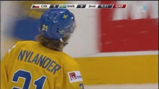 JVM 2015  William Nylander gör sitt första mål [upl. by Sacci]