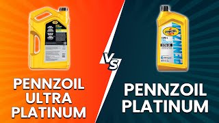 Pennzoil Ultra Platinum vs Pennzoil Platinum  Which Motor Oil Is Best For Your Engine [upl. by Gebelein782]