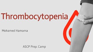 ASCP  MLS  MLT  Hematology  Thrombocytopenia [upl. by Held]