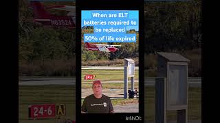 ELT battery replacement  Private Pilot [upl. by Ancel]