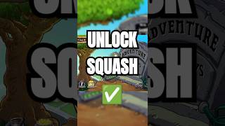 Unlock SQUASH pvz plantsversuszombies [upl. by Quiteris]