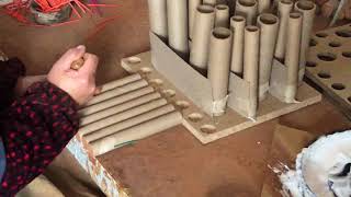 How are fireworks made Dominator Fireworks Factory Cake Assembly [upl. by Dibru]