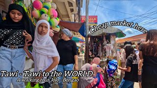 TawiTawi travel vlog a walking tour Jolo  Bongao city 4K uncutHDR [upl. by Gradey113]