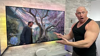 Philips 807 OLED Gaming with PS5 Ambilight STUNS [upl. by Eivod766]