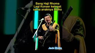 Bang Haji Rhoma Lagi Konser Nangis Keingat sama anaknya rhomairama dangdut ariel koplo [upl. by Rebmat]