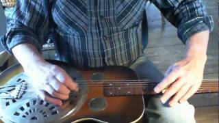 Slant chords on the Dobro guitar [upl. by Maribel]