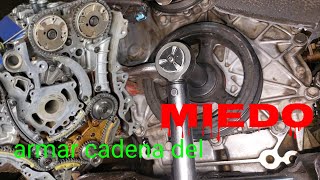 MOTOR 36 ARMAR CADENA DE TIEMPO TIMING CHAIN [upl. by Barthold]