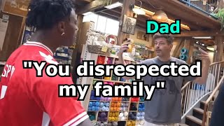 Angry dad confronts influencer [upl. by Attolrahc813]