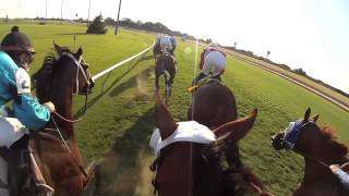 Jockey Cam Horse Jockey explains racing with GoPro Camera [upl. by Yerd]