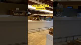 New Delhi AirPort Lounge shortvideo shorts delhi airport india vlog youtubeshort [upl. by Pudendas]