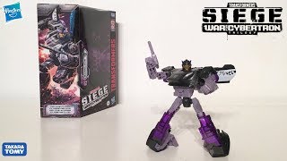 Transformers SIEGE Deluxe Class Barricade Review [upl. by Karmen621]