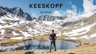 Austrian Alps  Keeskopf  from valley to summit by drone  4K [upl. by Lemahs]