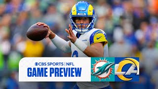 NFL Week 10 Monday Night Football Dolphins vs Rams  Full Game PREVIEW [upl. by Mialliw]