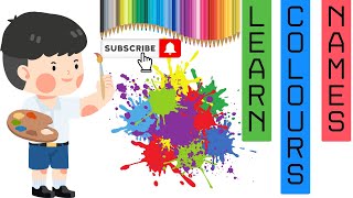 Colours names  English Educational Videos  Learn Shapes amp Colours  Kids Learning Tube [upl. by Kaltman]