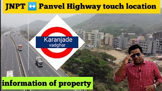 Karanjade vadghar near Panvel proper information drone view amp pricing of property [upl. by Nit]