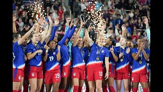 USWNT vs Canada HIGHLIGHTS  2024 SheBelieves Cup Final  April 9 2024 [upl. by Jacinthe]