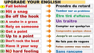 EXPRESSIONS ANGLAISES DE A à Z english youtube idioms french [upl. by Recor]