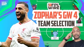 Zophars Gameweek 4 Team Selection  The FPL Wire  Fantasy Premier League Tips 202425 [upl. by Margo]