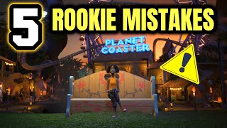 5 MISTAKES to AVOID when going for REALISM on PLANET COASTER [upl. by Zaneta]