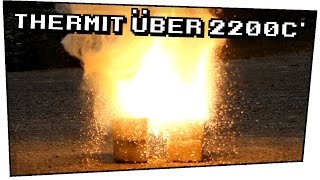 Thermit über 2000°C heiß Eisenoxid  Aluminium  Techtastisch 10 [upl. by Tat]