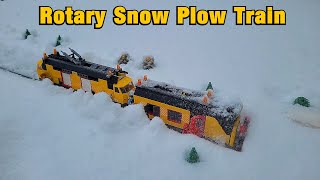 Lego Train ROTARY SNOW PLOW  Part 4 [upl. by Lisbeth]